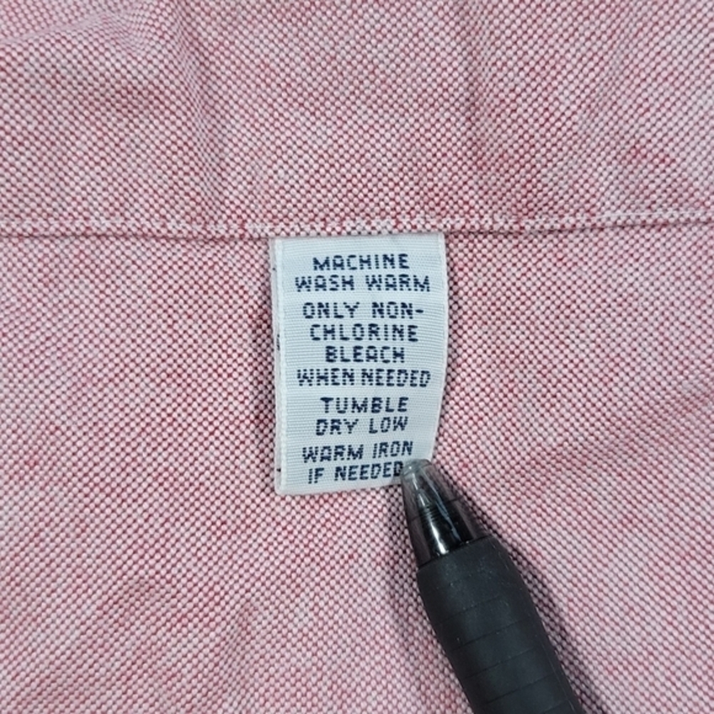 Ralph Lauren Button Down Shirt Mens XXL Pink Red Classic Fit Flesh Pony‎ Holiday - Picture 8 of 10